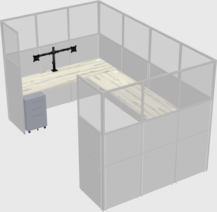 Cabine en u