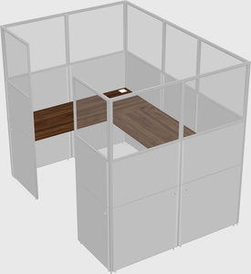 Cabine en u