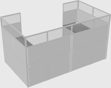 Cabine en u