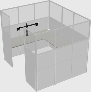 Cabine en u