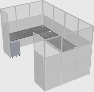 Cabine en u