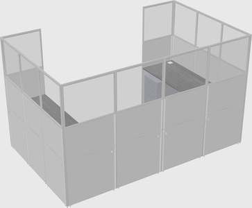 Cabine en u