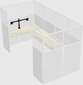 Cabine en u