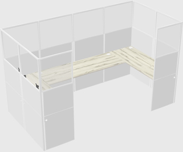 Cabine en u