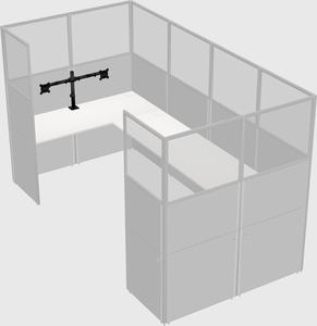 Cabine en u