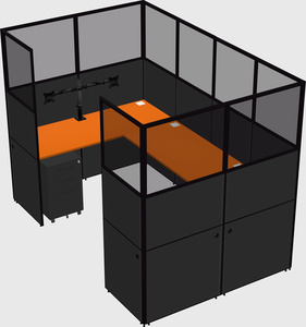 Cabine en u