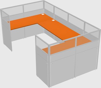 Cabine en u