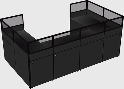 Cabine en u