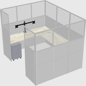 Cabine en u