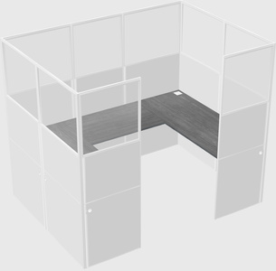 Cabine en u