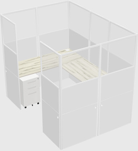 Cabine en u