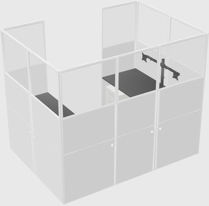 Cabine en u