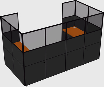 Cabine en u