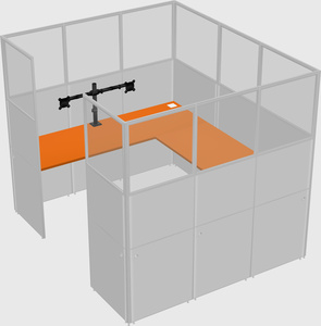 Cabine en u