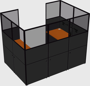 Cabine en u