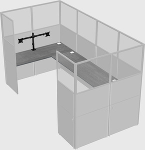 Cabine en u