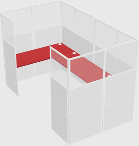 Cabine en u