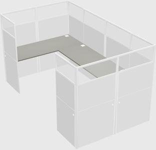 Cabine en u