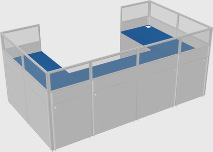 Cabine en u