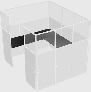Cabine en u