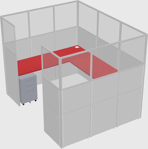 Cabine en u