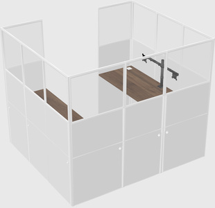 Cabine en u