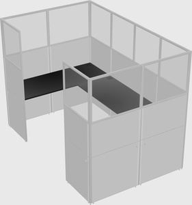 Cabine en u