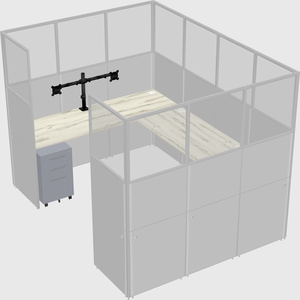 Cabine en u