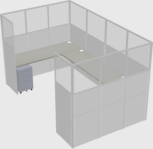 Cabine en u