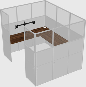 Cabine en u