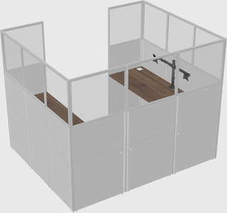 Cabine en u