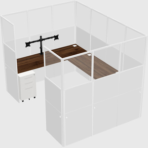 Cabine en u