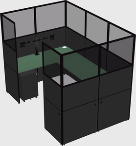 Cabine en u
