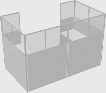 Cabine en u