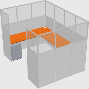 Cabine en u