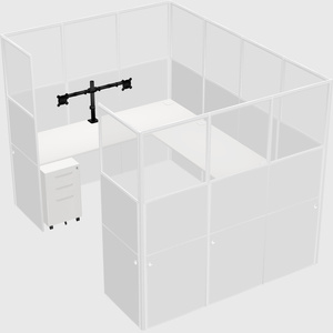 Cabine en u