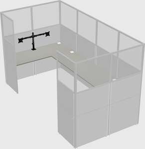 Cabine en u