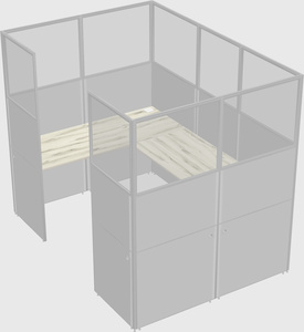 Cabine en u