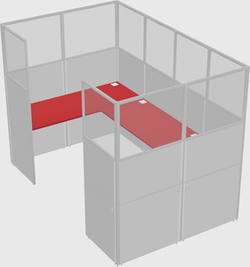 Cabine en u