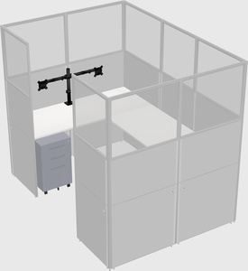 Cabine en u