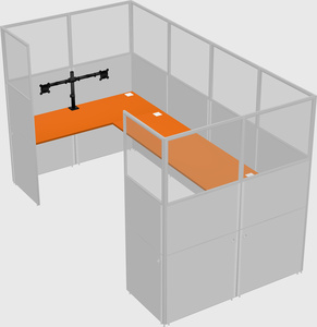 Cabine en u