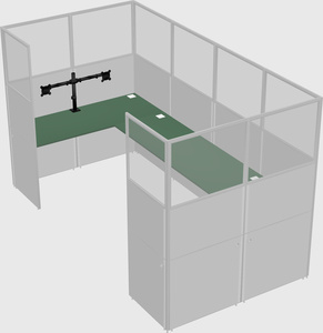 Cabine en u