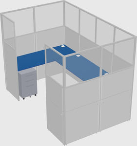 Cabine en u