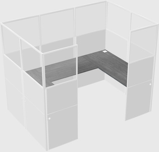 Cabine en u