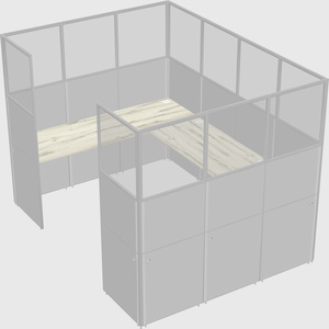 Cabine en u