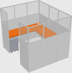 Cabine en u
