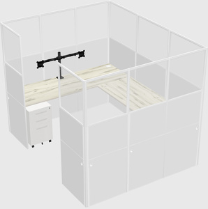 Cabine en u