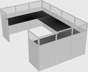 Cabine en u