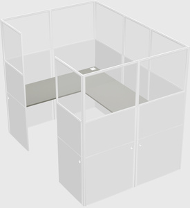 Cabine en u