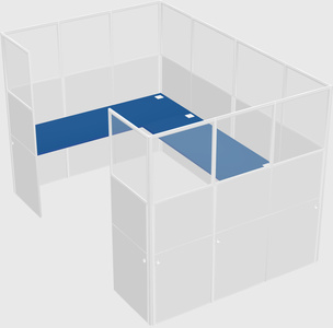 Cabine en u